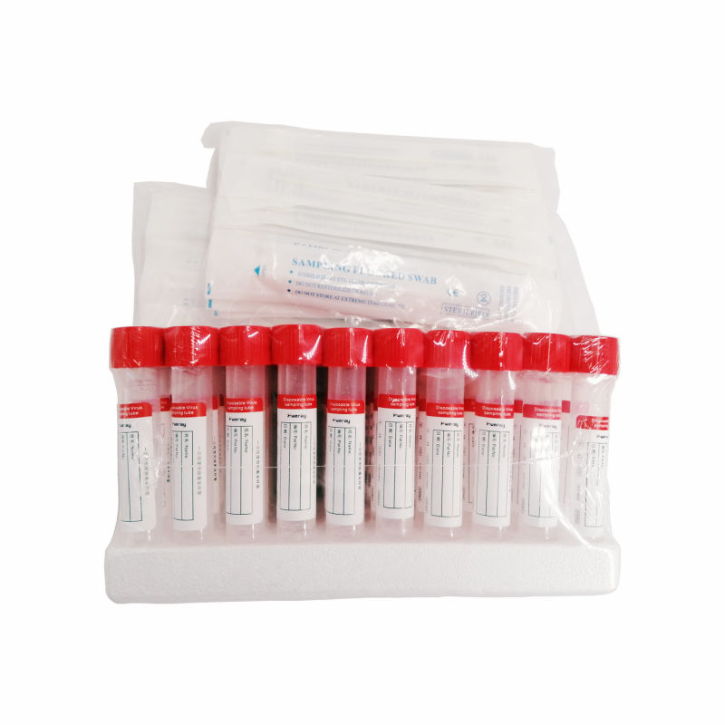 Disposable Stick Sample Collecting Flocked Nylon Oral Swab PCR Swab