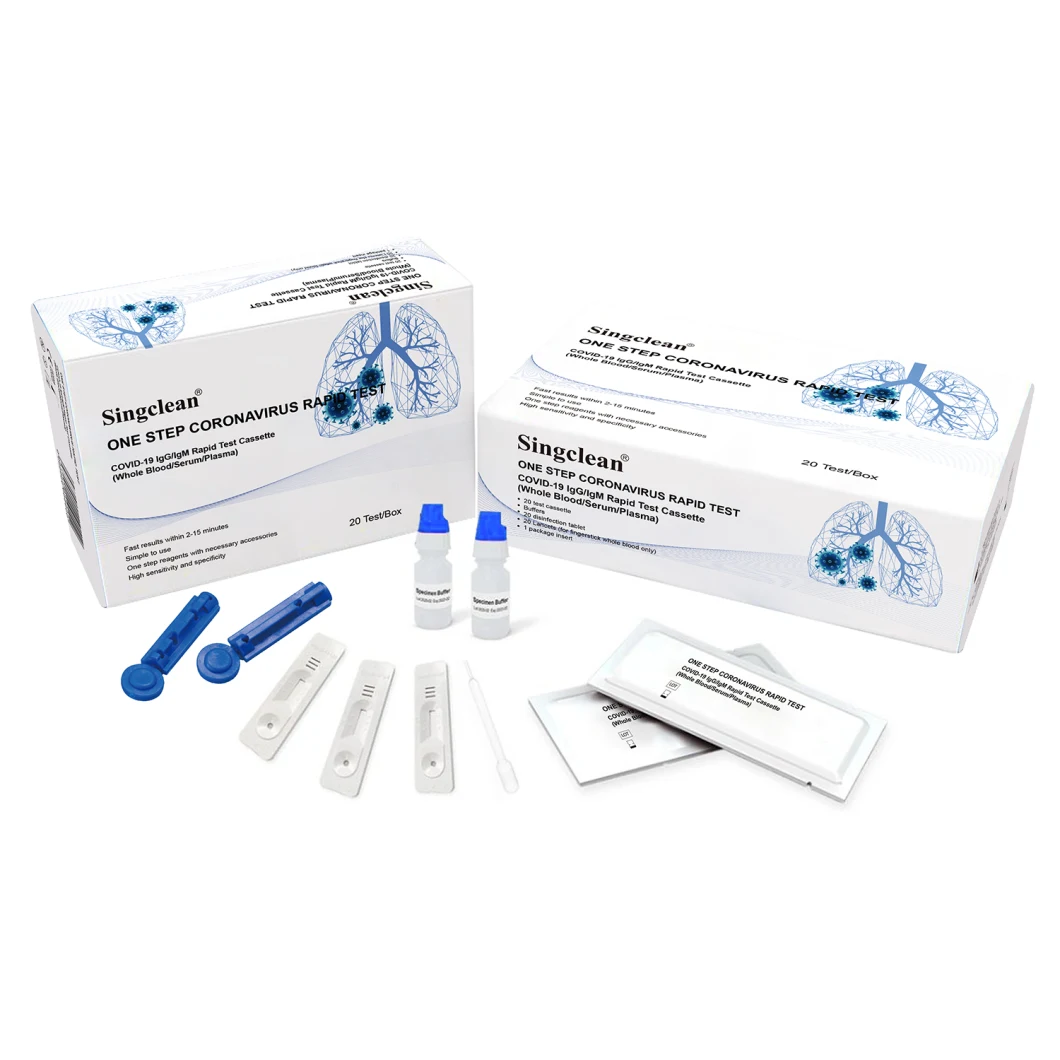 Rapid Diagnostic Test Virus Diagnostic Antibody Igm Igg Strip Test Cassette Kit