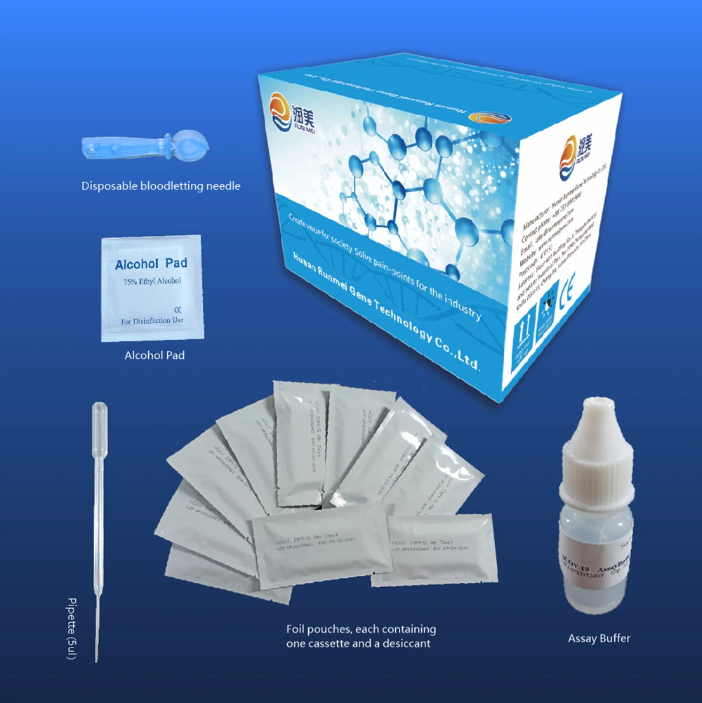 Virus Antibody Igm Igg Strip Test Cassette Rapid Detection Kit Quick Test
