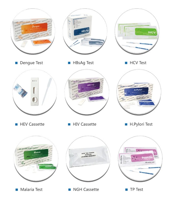 Malaria PF/Pan PF/PV Rapid Test Malaria Cassette Kit