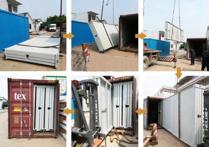 Easy to Move Folding Building Shipping Containers House