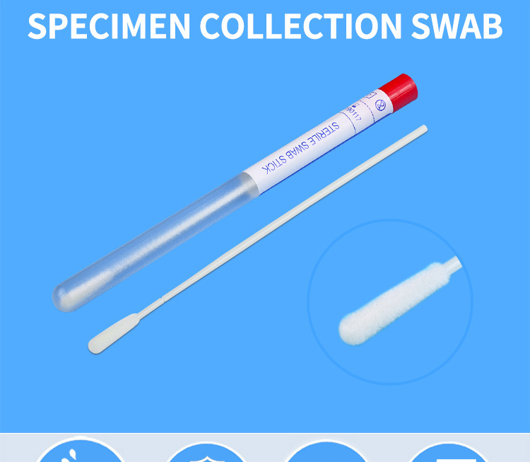 Nylon Flocked Nasopharyngeal /Buccal/Throat Swab/Nasal Swab Sterile Test Swab
