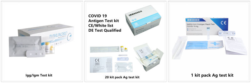 CE/White Coil Rapid Diagnostic Test 19 Antigen Rapid Test Kit Saliva Test