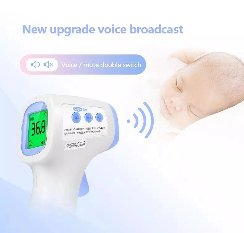 Non-Contact Forehead Thermometer, 1 Second Results, Digital Body Laser Gun to Measure Temperature