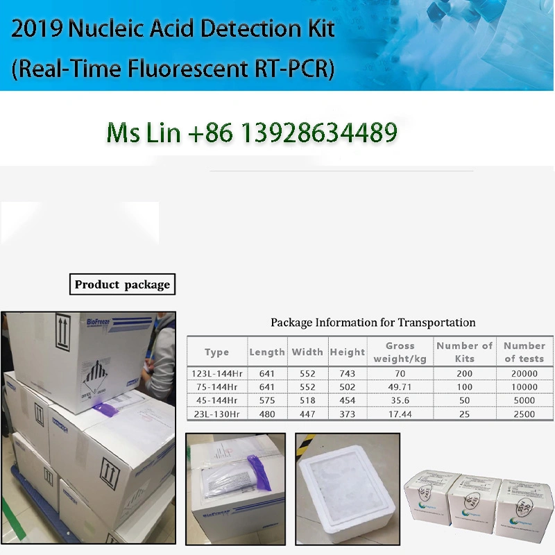 China Nmpa Certificated Hospital Testing Device Nucleic Acid Real-Time PCR Test Kit (FluorometricPCR)