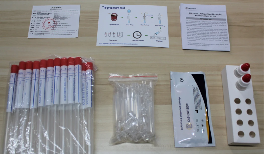 Fast Reaction Rapid Diagnostic Kit One Step Antigen Cassette Swab Test Kit