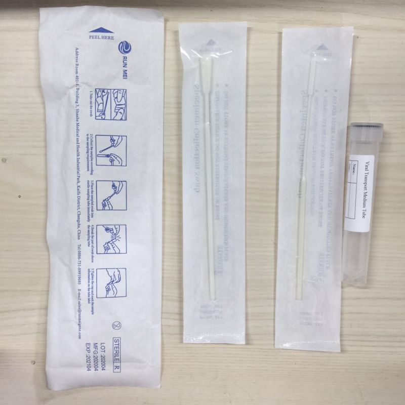 Disposable Throat Collector Stick Swab for Collecting PCR Sample
