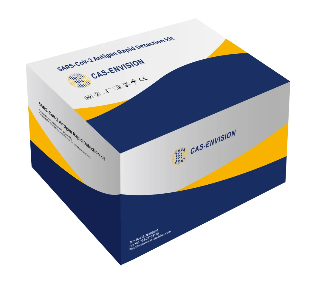 Fast Reaction Rapid Diagnostic Kit One Step Saliva/Nasal/Throat Antigen Cassette Test Kit