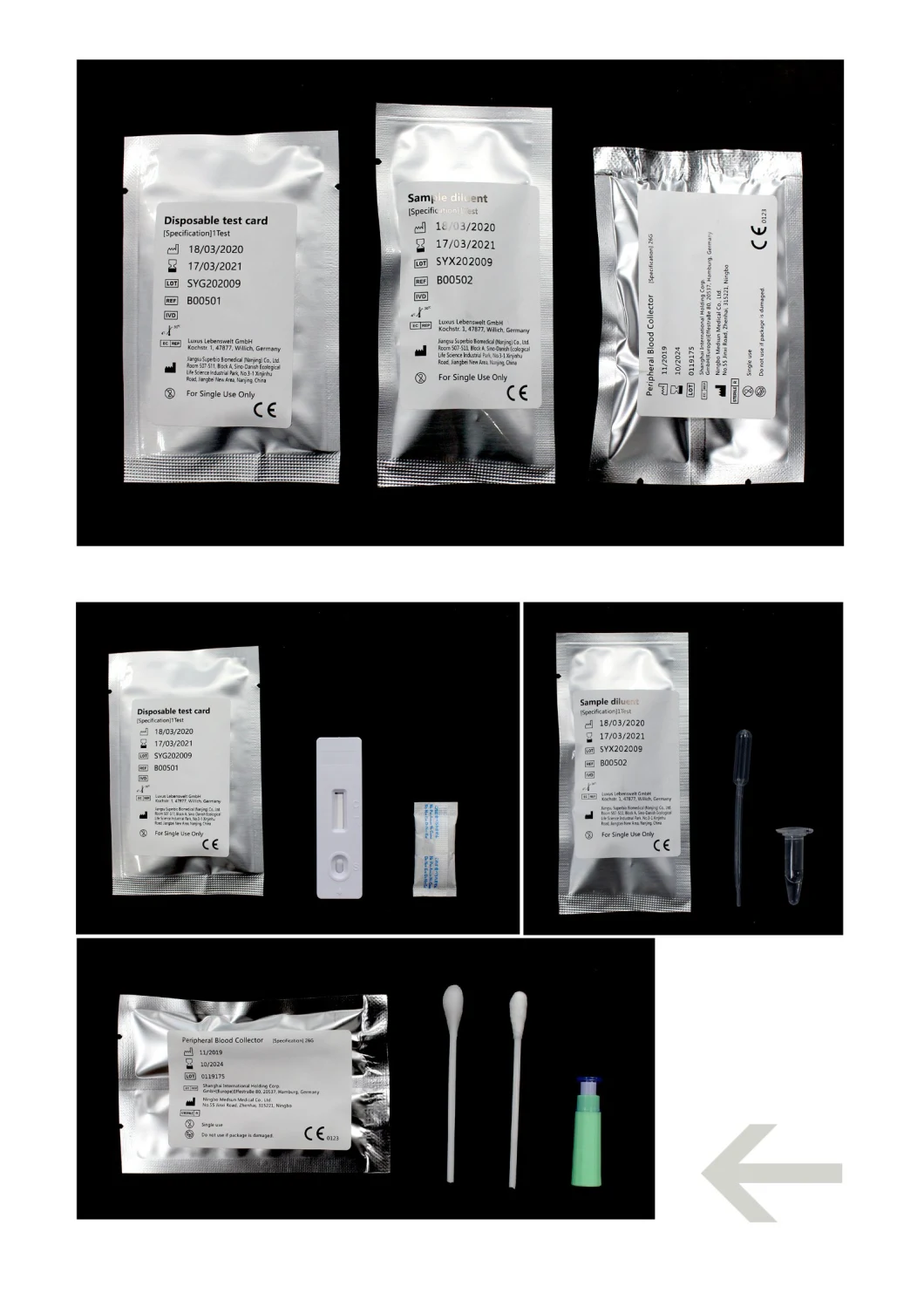 Wholesale Igg/Igm Rapid Test for Rapid Test Kit Antibody Test Kit