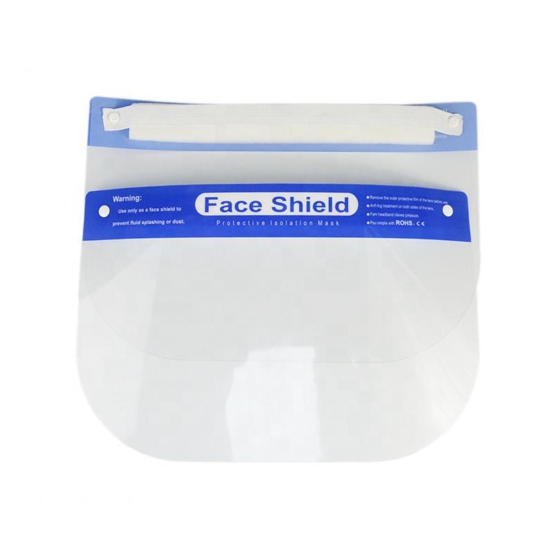 Ce Anti-Fog Pet Material Face Shield Personal Against Saliva and Flying Dust and Oil Fume Anti-Saliva