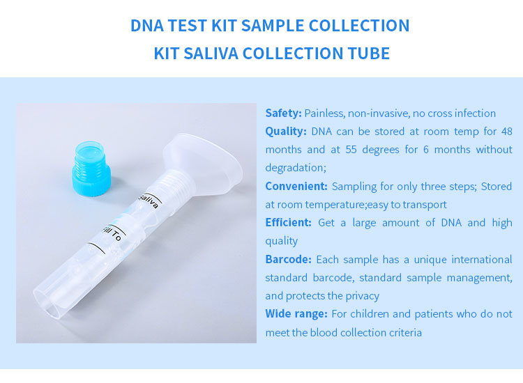 Single Package Saliva Collection Testing Tube for Virus