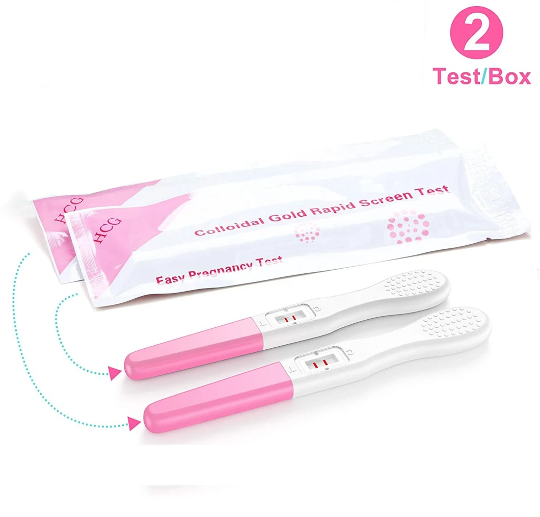HCG Test Pregnancy Strip Diagnostic Test Kit Medical HCG Cassette Test Rapid Strip