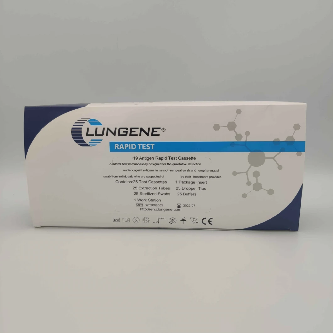Clungene Stable One Step Antigen Rapid Test Cassette Test Kit 2021 Popular Version