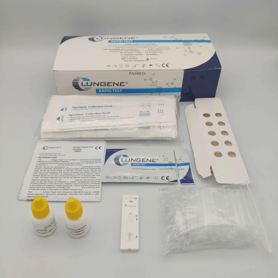 Clungene Clongene Popular Antigen Diagnostic Rapid Test Cassette Test Kit 2021 Model