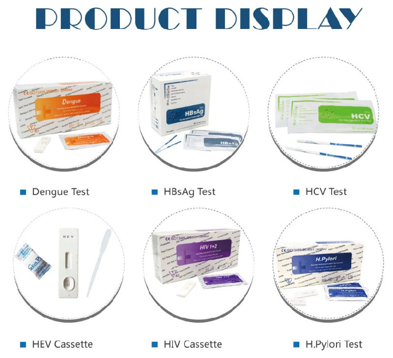 Rapid Diagnostic Kit One Step Blood Malaria Antigen PF PV Cassette Malaria Test Kit