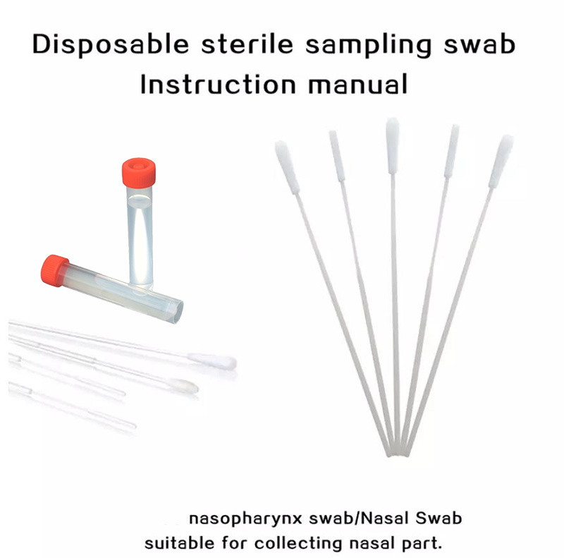 Disposable Sampling Tube Oral Swab Throat Swab Nasal Swab