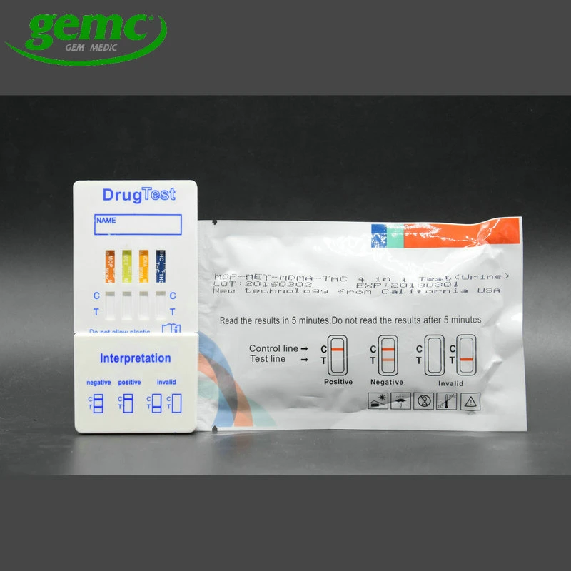 High Accuracy Rapid Urine/Saliva Drug of Abuse Test Kit