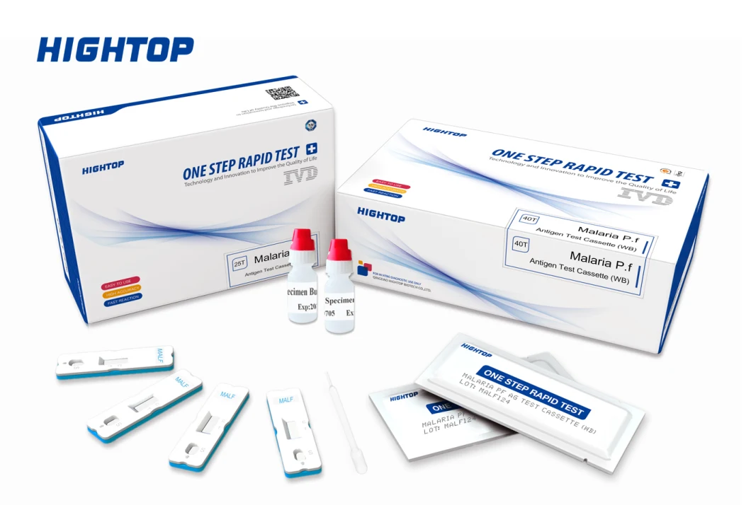 Medical Infectious Malaria Test Cassettes, Diagnostic Kit for Malaria PF/PV Rapid Antigen Test Kit