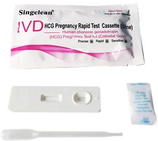 Ce Approved HCG Pregnancy Test Urine Rapid Test Kit for Home Self-Testing
