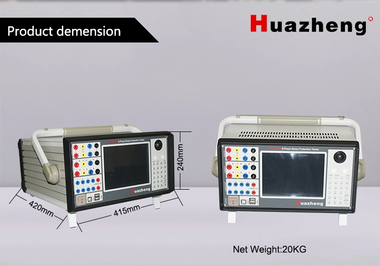China Secondary Current Voltage Injection Six Phase Protection Relay Tester