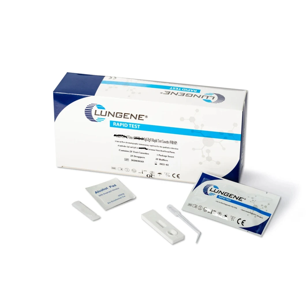 Virus Test Kit Kit Igg/Igm Rapid Test Kit 19 Test Kit Clongene Test Kit