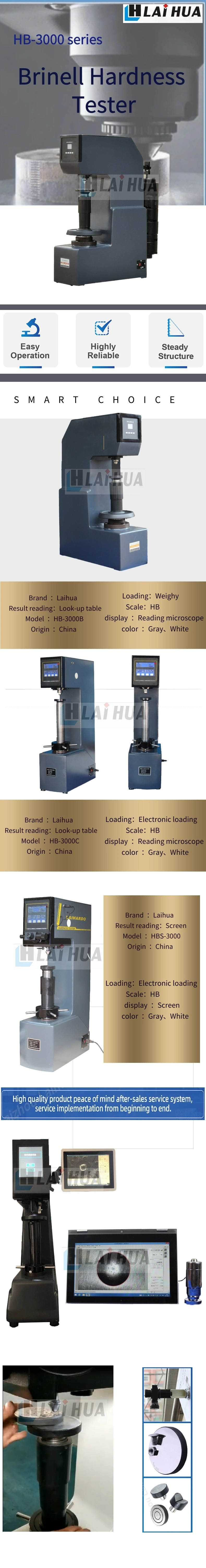 Digital Electronic Brinell Hardness Tester/Auto Digital Touch Vision Brinell Hardness Tester