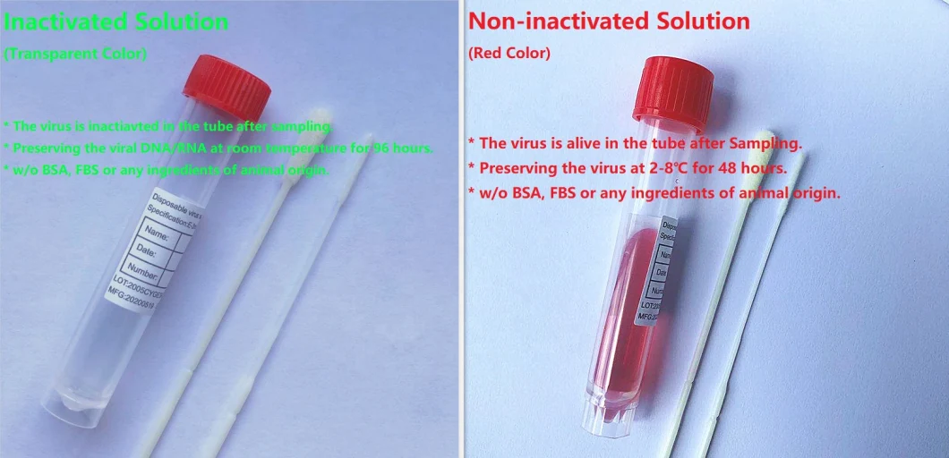 China Swab Manufacturer Wholesale DNA Test Kit Virus Sample Collection Kit Saliva Collection Kit