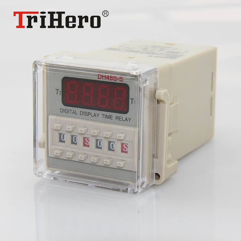 Dh48s-S Digital Timer Time Relay Time Delay Relay Switch Timer