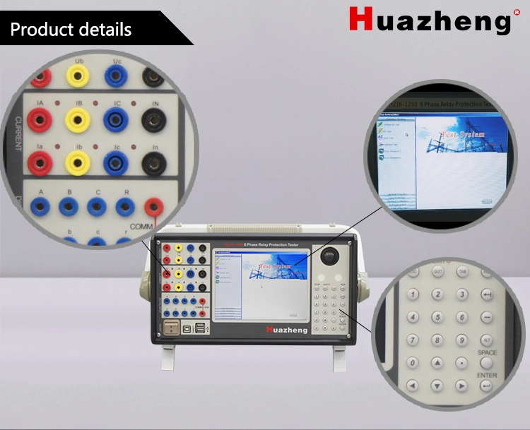 China Secondary Current Voltage Injection Six Phase Protection Relay Tester