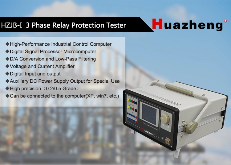 Three Phase Relay Test Set Secondary Current Injection Relay Tester