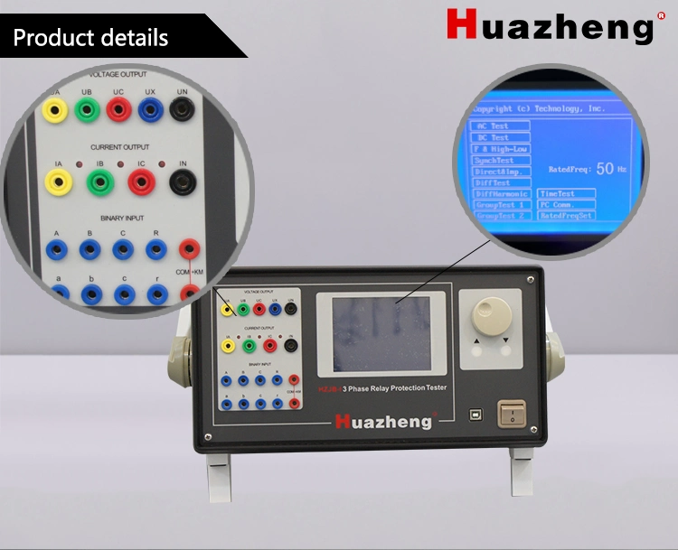 Three Phase Relay Test Set Secondary Current Injection Relay Tester