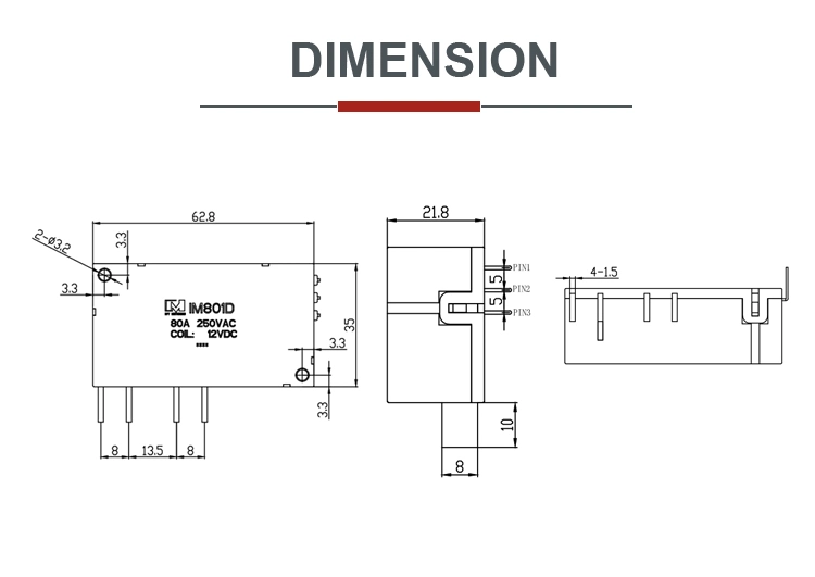 China Supplier Three Phase 80A DC Overcurrent Relay