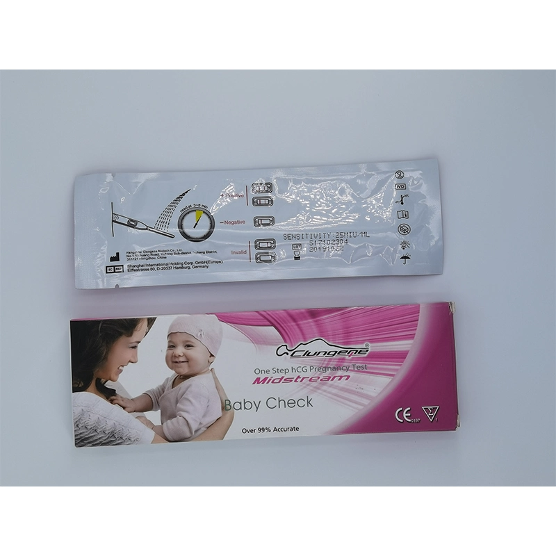 China Supplier of Test Kit 99% Accuracy HCG Pregnancy Test Home Use Urine Test