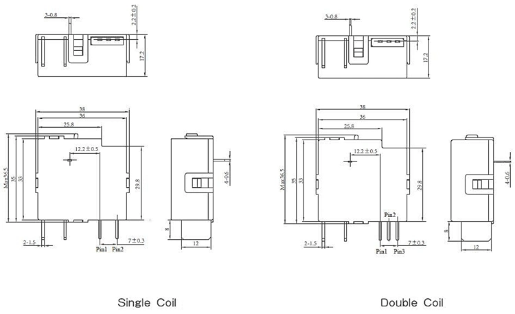 Intelligent Electric Meter Latching Relay 80A with Shunt Electric Relay