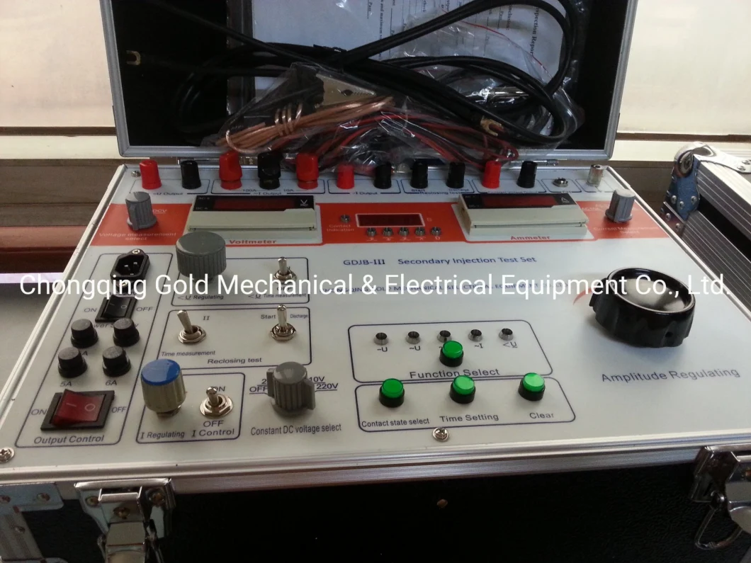 Gdjb-III Single Phase Secondary Current Injection Protection Relay Tester