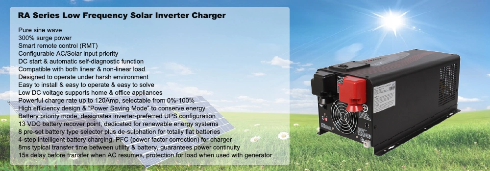 Combo Solar Inverter Charger 48V 230V 5000W for Home Solar System