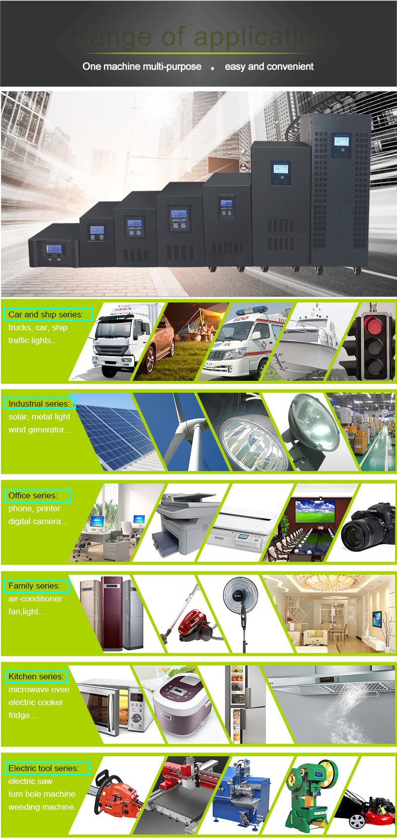 Sgn-6000W Inverter with Solar Contoller 6kVA Factory Inverter 4kw 5kw Inverter