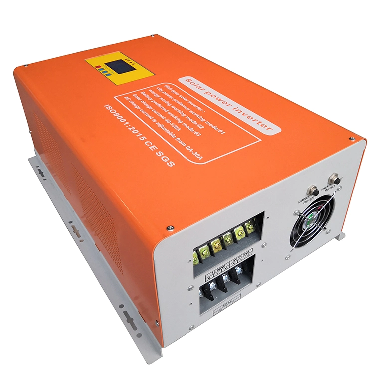 4000W 48V 60A 110V 220V Solar Pump Battery Pure Sine Wave Grid Tie Hybrid Inverter