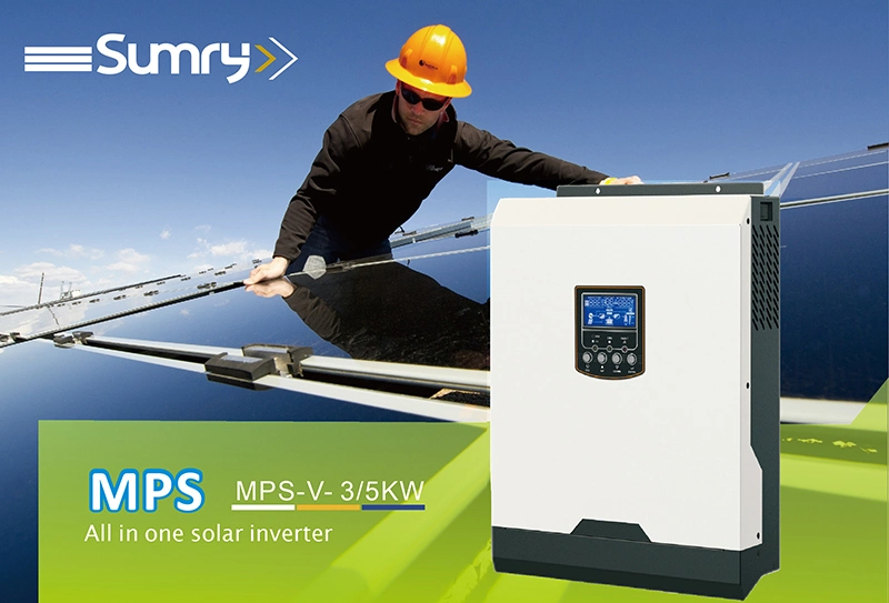 Vmii 3200W 24V DC to AC Hybrid Solar Power Inverter with Built in MPPT 80A