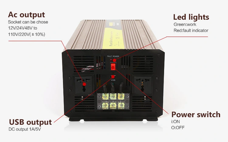 1kw 2kw 3kw 4kw 5kw 6kw Solar PV DC to AC Power Inverter off Grid Solar Inverter