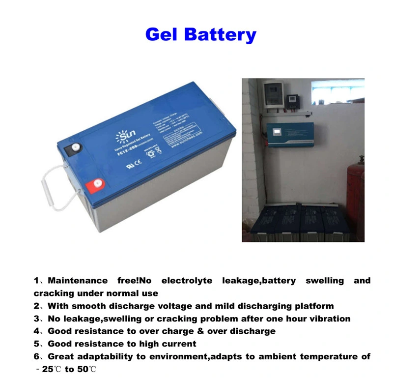Hybrid Offgrid Solar System 15kw Batery Solar Panel Inverter Generator for Home