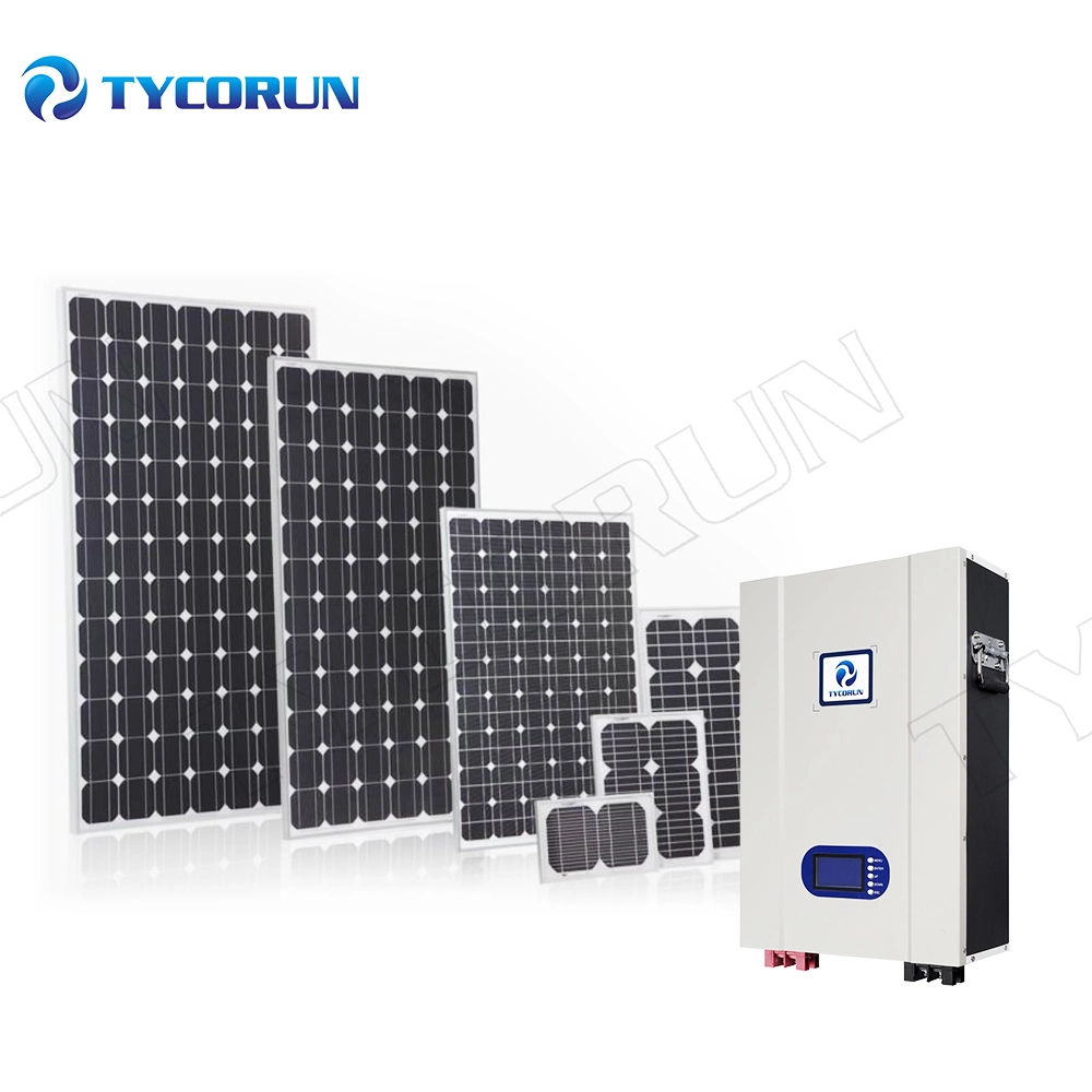 Tycorun 30kw 50kw 60kw Storage Home Solar Power Station Hybrid 30kw 50kw 60kw Solar Battery System Farm Use