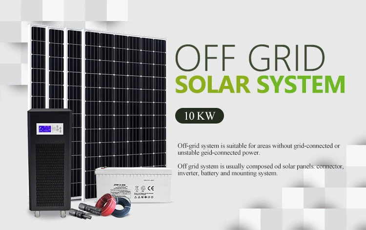 10kw 20kw 30kw Customized off Grid Solar System with Inverter Mounting Structure
