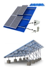 Rosen on Grid 50kw Solar Panel System 50 000W Inverter System Commercial