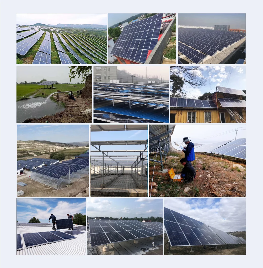 Commercial Industrial 80kw Solar Power System with Trannergy Inverter