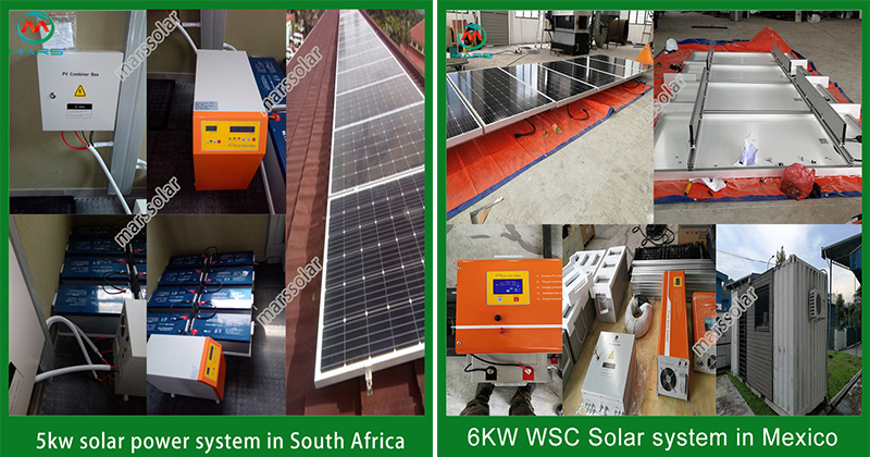 Mars Solar Customized System 30kw~50kw on Grid Solar System with Solar Panel Inverter Mounting Structure
