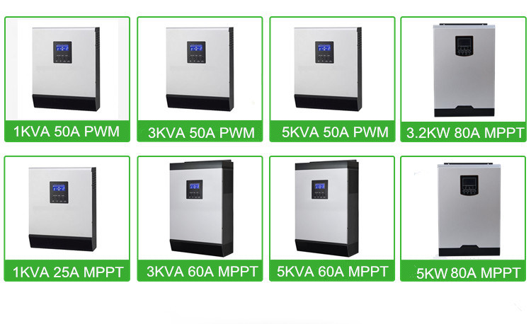 5kw/5kVA 48V 230V with 80A MPPT Solar Controller Hybrid Solar Inverter (QW-5kVA4880 Plus)
