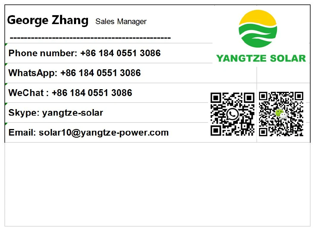 Yangtze on Grid Inverter for Solar System 15kw Grid Tied Solar Watering System