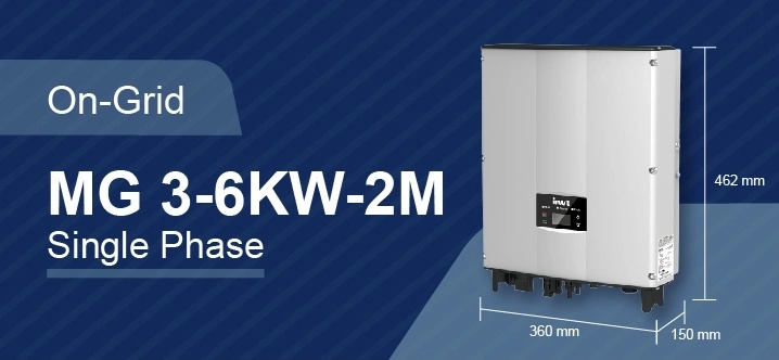 Hot Sale 5000W 5kw on Grid Single Phase Inverter with Dual MPPT for Solar System