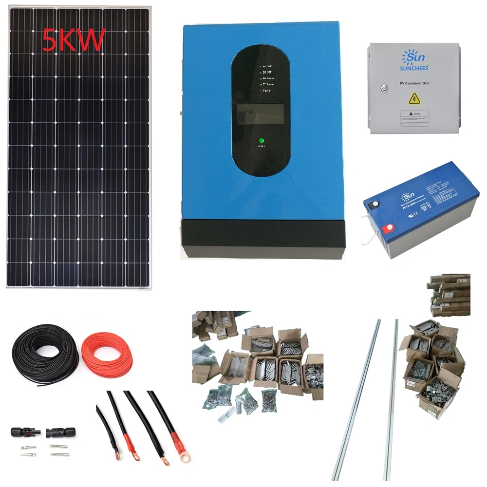 Solar Hybrid Inverter 3kw, 5kw with MPPT Solar Charge Controller Built-in, Hybrid Inverter for Solar